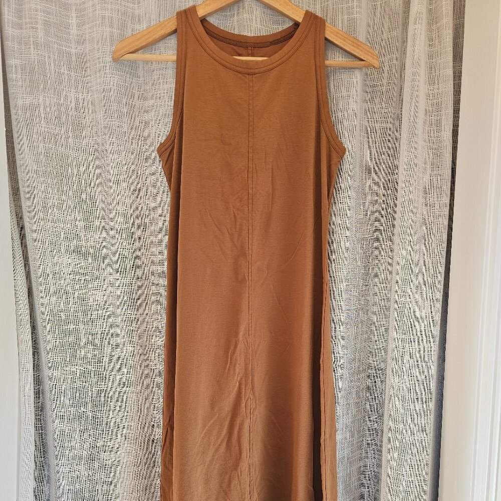 Everlane A-line cotton midi dress